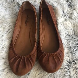Lucky Brand Brown/Orange Flats